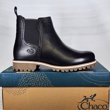 Size 9 - Chaco Fields Chelsea Boot - Waterproof - True Black - Womens