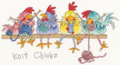 Bothy Fäden ~ gezähltes Kreuzstich-Kit ~ Strickküken