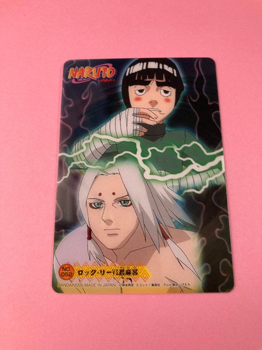 Rock Lee No.052 NARUTO Clear Card BANDAI Japan very rare F/S | eBay