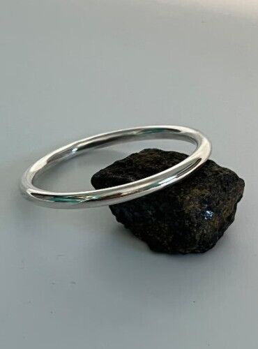 IN STOCK MASSIVE Heavy Thick Chunky Solid 925 Sterling Silver Bangle gift for he - Picture 1 of 12