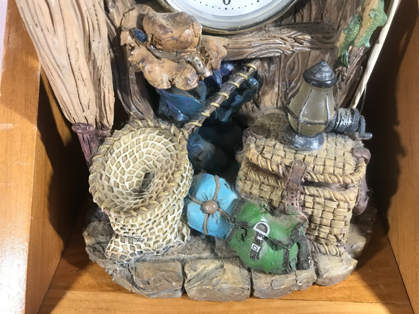 Fishing Boat Clock Gone Fishing A Beautiful Piece with Great Detail 8.5