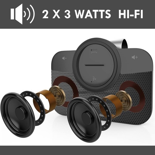 Haut-parleur de voiture Bluetooth mains libres B-PRO 2 avec commande audio et vocale Hi-Fi - Photo 9 sur 12