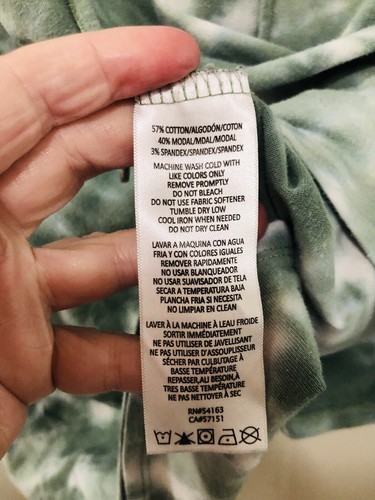 Calvin Klein Performance Stretch Hooded Colorful Tie Dye Pullover Women's M - Bild 4 von 17