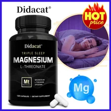 Triple Sleep Magnesium Contains - Magnesium L-Thiamine -Mood Balance, Relaxation
