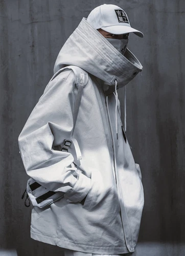 Niepce i-Tech Techwear Jacket Urban Streetwear Asian Hip Hop Funnel Hoodie image 9