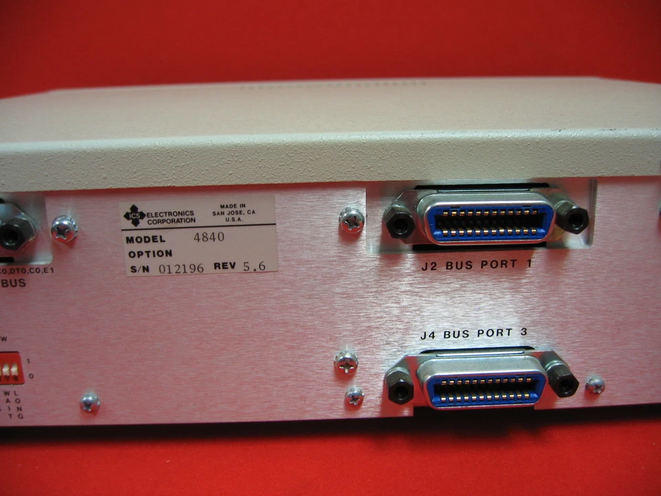 ICS ELECTRONICS 4840 4 PORT IEEE BUS ADDRESSING BY BACK PANELSWITCH - Image 4 of 4