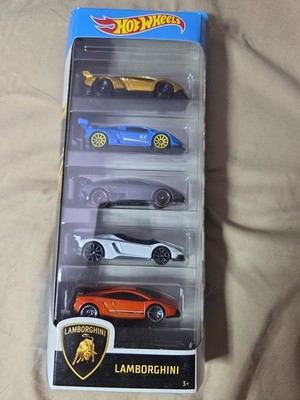 2020 Hot Wheels LAMBORGHINI 5 PACK Box Set