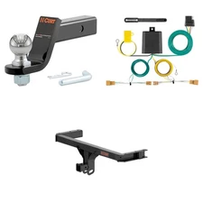 CURT Trailer Hitch Tow Cargo Package, Wiring Harness, #45042 Ball Mount - 13612