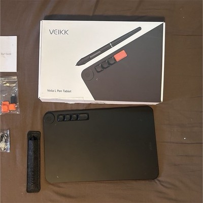 Veikk Voila L Pen Tablet Graphics Tablet with Stylus and Accessories