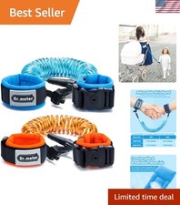 Comfortable Toddler Walking Harness, Reflective with Key Lock Security - 2 Pack