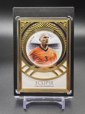 Futera Unique Gold Frame Match Worn Patch Netherlands Legend Jaap Stam Patch