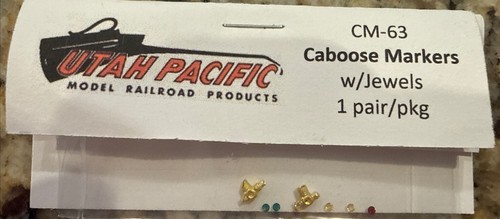 Pair Utah Pacific Models Product CM-63 HO Caboose Markers Light W/ Lenses Tomar - 第 1/2 張圖片