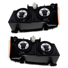 Pair Headlights Fits Chevrolet Silverado 1500 Lt Ss Extended 2005 By 10396912