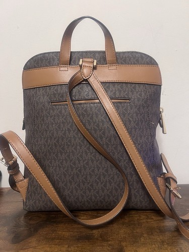 Michael Kors Rucksack Rhea mittelgroß braun Signature Top Handle - Bild 5 von 10