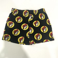 Buc-ee's Black Printed Pajama Boxers Sleepwear Shorts Boys Youth Size Small