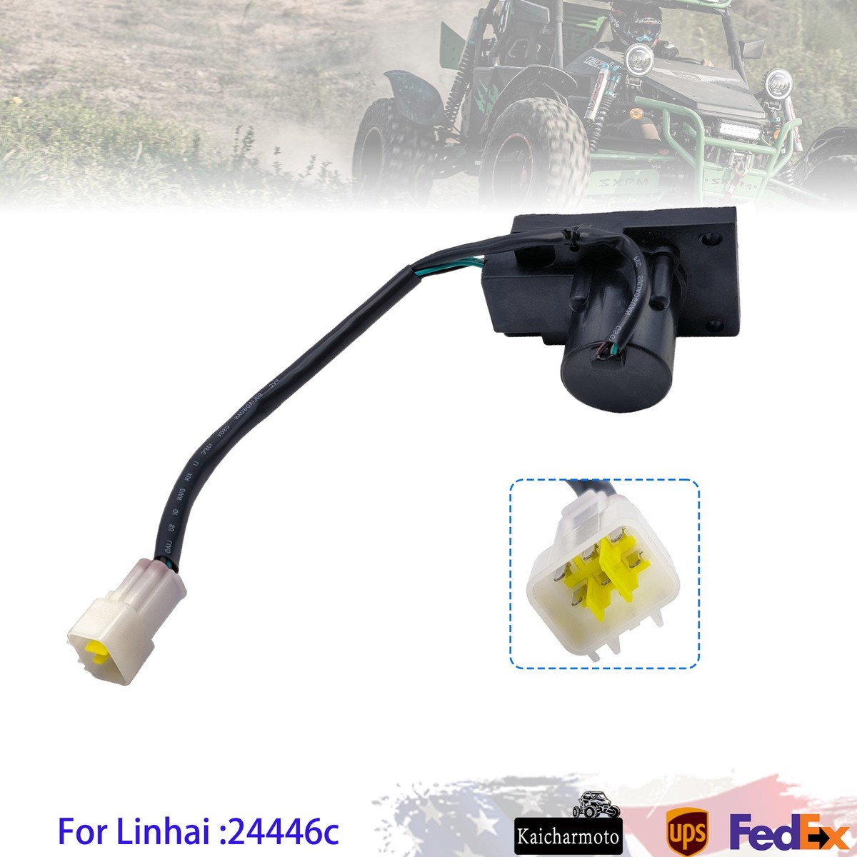 New For Linhai 300 400 ATV 24446c 2WD 4WD Shift Motor Switch With