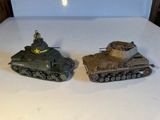 Unimax, Forces Of Valor 1/32 German Fkakpnz IV  Wirbelwind   Sherman Tank