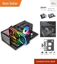 DIY Gaming Computer Case, Open Chassis Case Rack for ATX/M-ATX/ITX Motherboar...