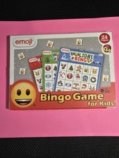 Emoji Bingo Game for Kids 24 Players