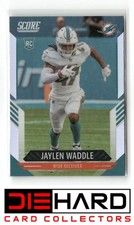 2021 Panini Chronicles #413 Jaylen Waddle Score Update Rookies Silver Dolphins