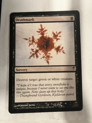 Deathmark - Coldsnap - Magic the Gathering MTG Nice!