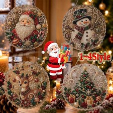 1-4x DIY 5D Christmas Art Craft Set Xmas Tree...