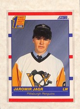 1990-91 Score  #428 Jaromir Jagr 1st Round Draft Choice RC EX+