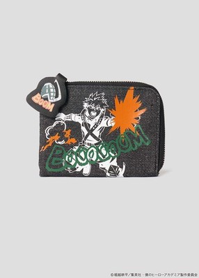 [Graniph] My Hero Academia Great Explosion God Dynamite | Zip Wallet Black JP