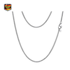 PROSTEEL Halskette Herren Damen Edelstahl Kette - Venetian Box Briolette