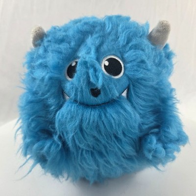 Schlafnummer Kinder Plüschtier DOZER - blaues pelziges niedliches Monster - Werbung 8 Zoll
