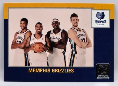 10-11 Panini Donruss Memphis Grizzlies Team Checklist #280