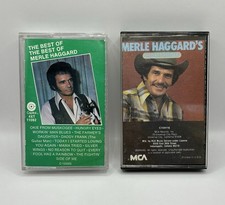 Best Of Merle Haggard Greatest Hits Lot Of 2 Cassette Tapes
