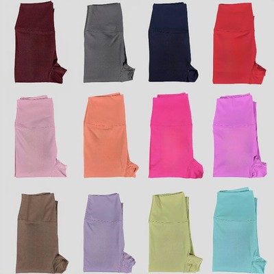 Women High Waist Yoga Pants Breathable Quick Dry Hidden Pocket Fitness Tights