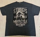 Official 84th Annual Sturgis Motorcycle Rally & Races T Shirt 2024 GILDAN XXL