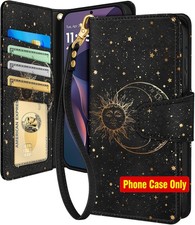 1 Wallet Case, for Moto G Stylus 2025/2026, Leather Flip Folio, RFID Blocking