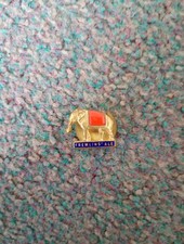 Enamel lapel badge featuring an elephant representing Fremlins Ale