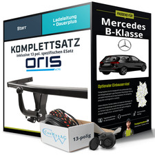 F&uuml;r MERCEDES B-Klasse W247 Anh&auml;ngerkupplung starr +eSatz 13pol 01.2019-jetzt NEU