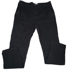 NWT Current/Elliott The Confidant Cropped Pants Women's 27 Clean Black Chino