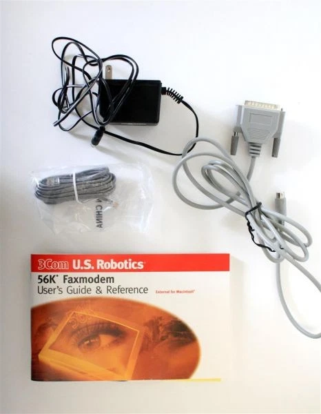 Módem externo 56k para mac,orb, cable serie Foto 3 de 4