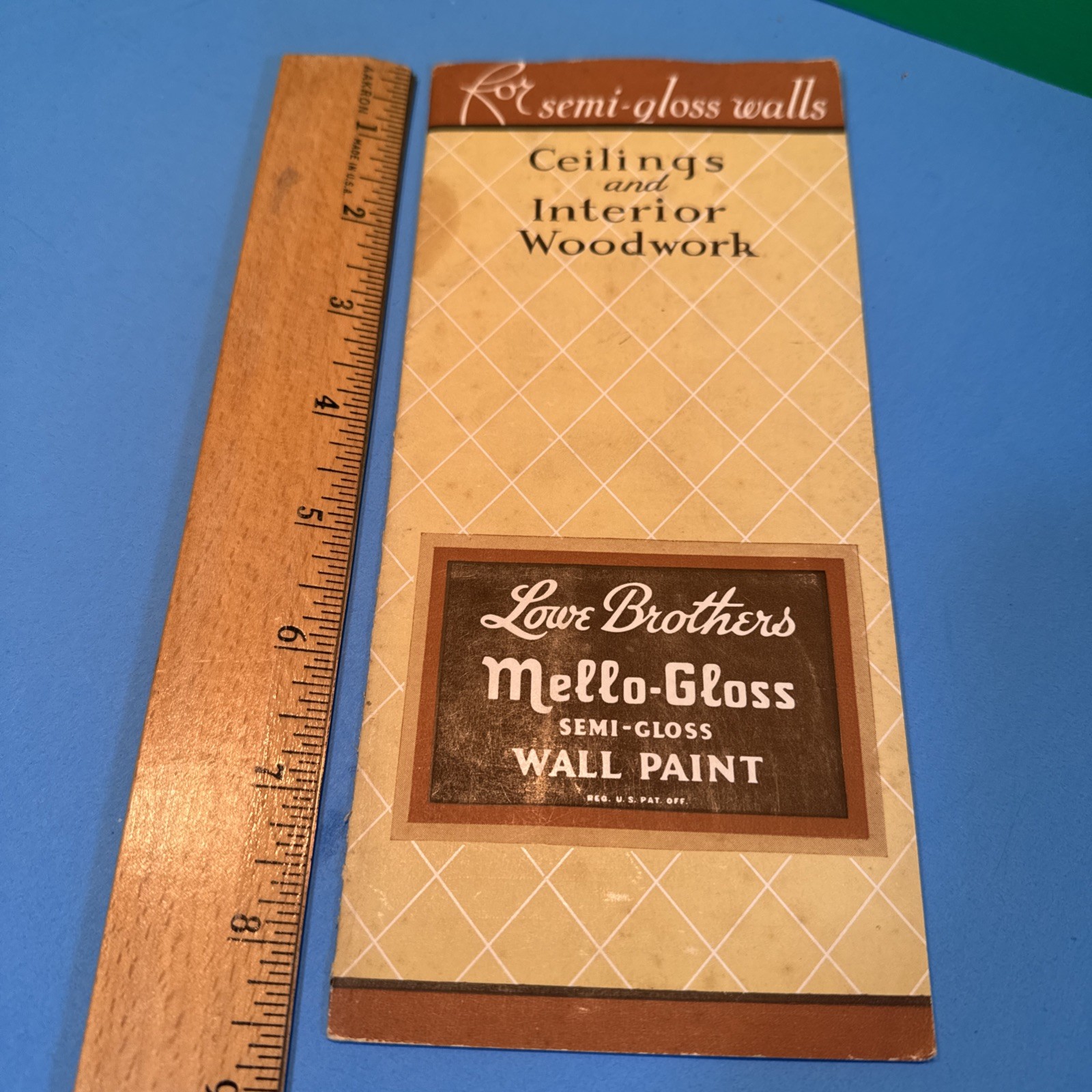 1938 Lowe Brothers Metal Bridge, Smokestack shutters Paint Sample chip brochures