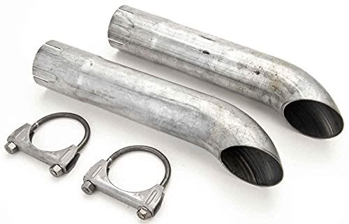JEGS 30535 2.5" ID Exhaust Turndowns Pair