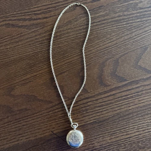 Antique American Waltham Pocket Watch With Long Gold filled Chain