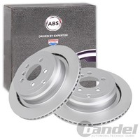 2X A.B.S. Bremsscheiben 354Mm Hinten Passend FüR Land Rover Range