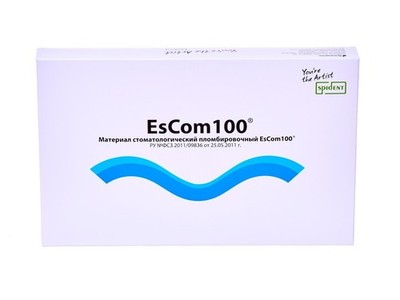 EsCom100 Spident Light-Cured Restorative NanoHybrid Composite Kit 8x4gm Shade A3
