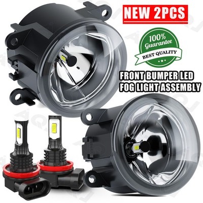 Fit Mitsubishi RVR 2011-2017 Pair LED Fog Light Assembly Lamp Left&Right Side