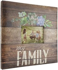MCS MBI 13.5x12.5 Inch Family Theme Scrapbook Album with 12x12 Inch Pages