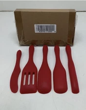 Mad Hungry 5 Piece Silicone Spurtle Set Red