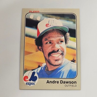 Andre Dawson Montreal Expos 1983 Fleer #280 MLB Baseball Card
