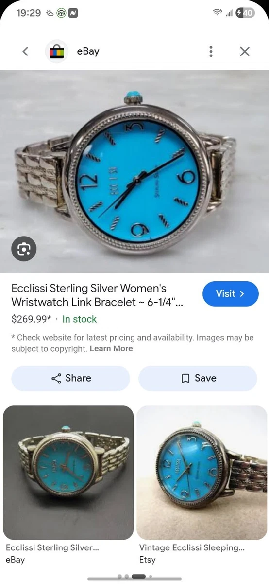 Ecclissi Bracelet Wristwatches for sale | eBay display picture 2