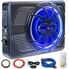 1000W 10' Led Car Subwoofer Under-Seat Sub Woofer Speaker Stereo Slim Amplifier